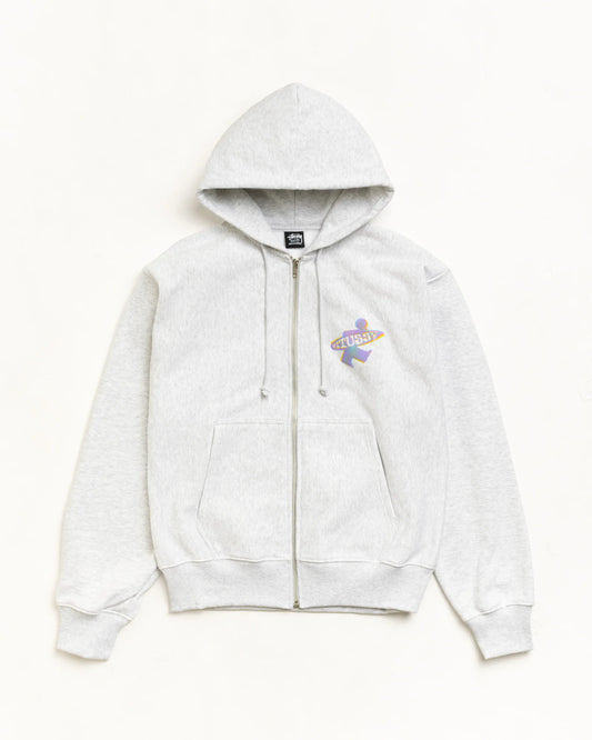 Stussy "Dot Surf Zip Hood" Mens - Ash Heather