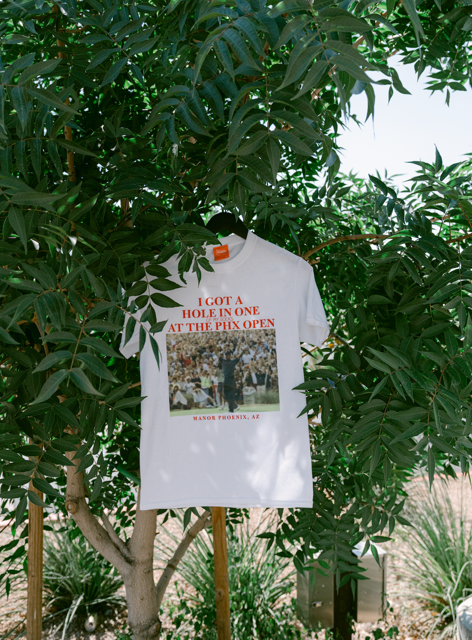 Manor "Hole in One" T-Shirt M - White