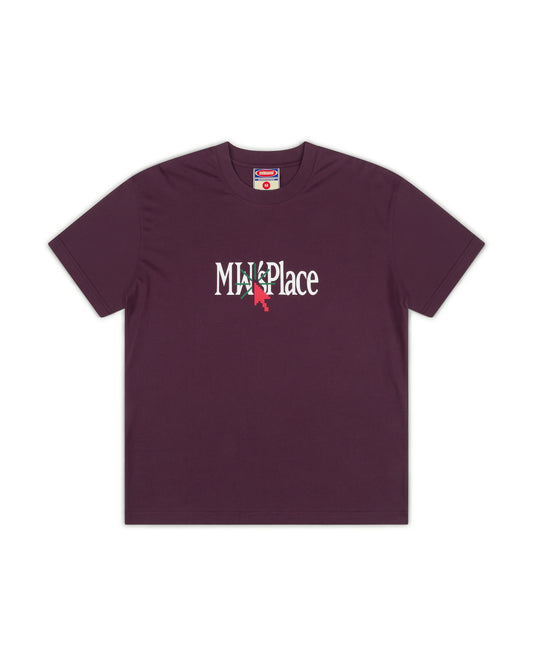 Metalwood "MW Place T-Shirt" Mens - Dark Purple