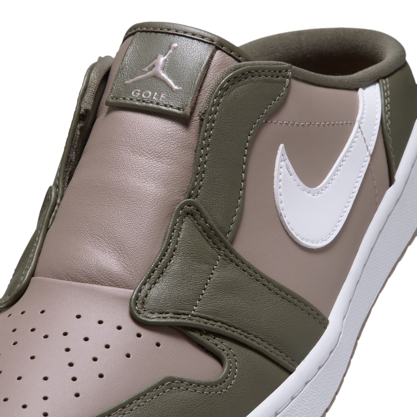 Air Jordan "Mule" Mens- Medium Olive/White Khaki