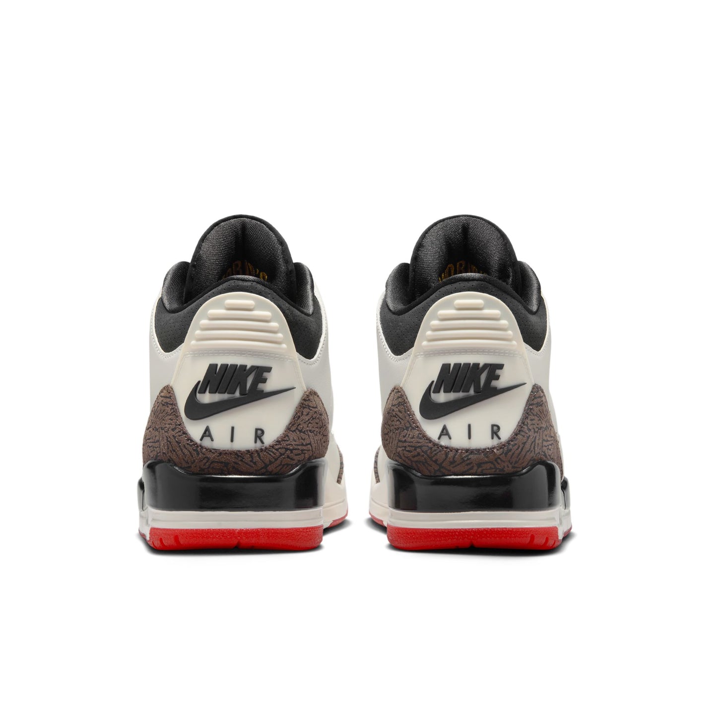 Air Jordan "3 Retro OG" Mens - Sail / Black / University Red