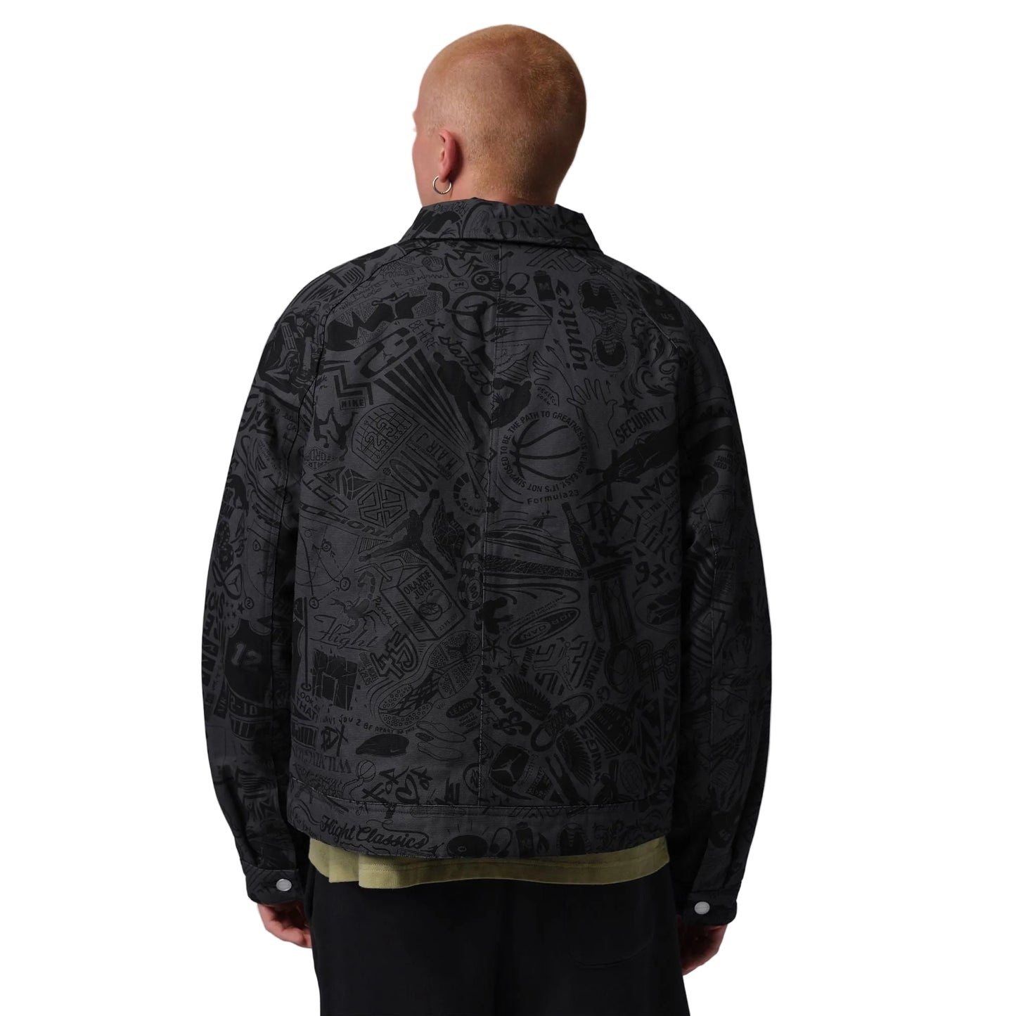 Jordan "Brooklyn Chore Jacket" Mens - Black / University Red