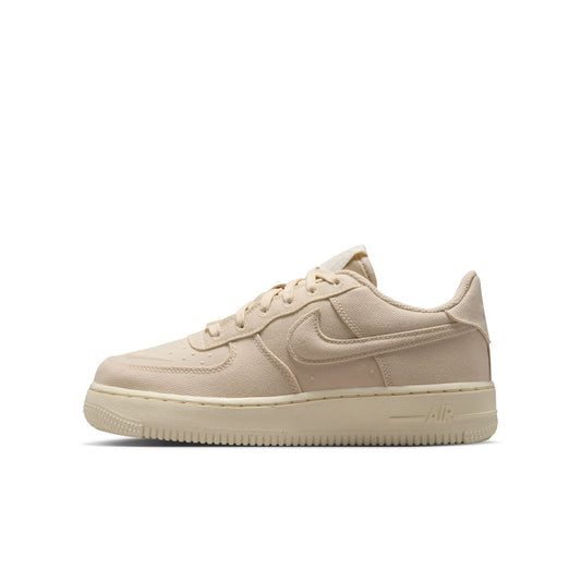Nike "Air Force 1 KI CNVS" Grade School - Beach / Beach / Coconut Milk