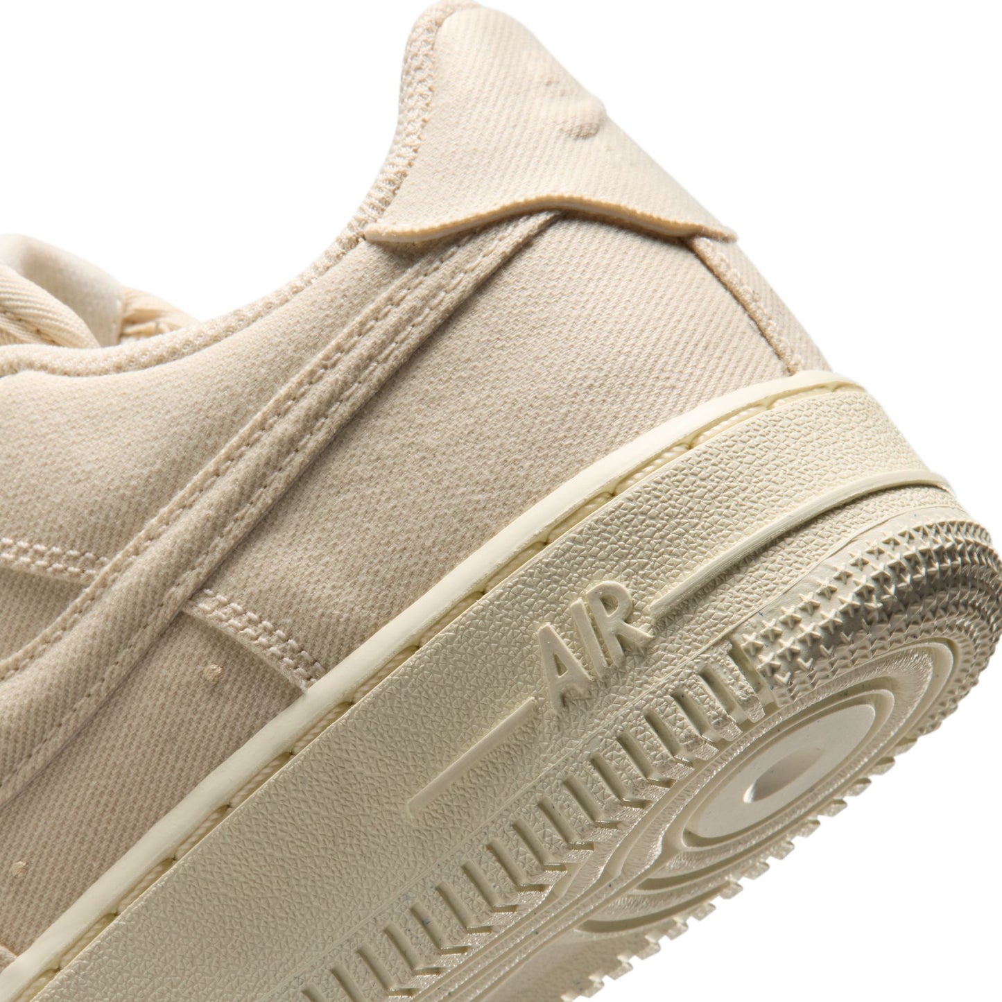 Nike "Air Force 1 KI CNVS" Grade School - Beach / Beach / Coconut Milk