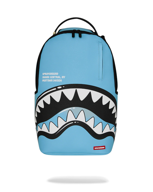 Sprayground "Shark Central Bubble Shark" Backpack - Sky Blu