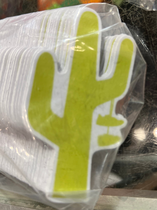 Manor "Hanging Cactus Sticker" - Tennis
