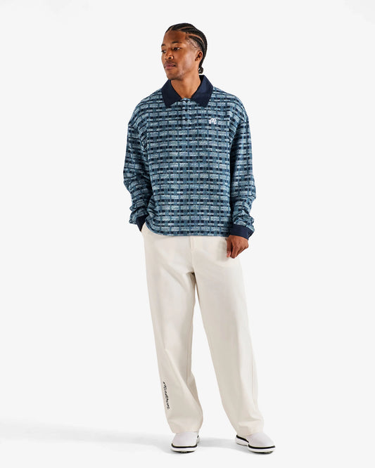 Malbon "Wabi Polo" Mens - Navy