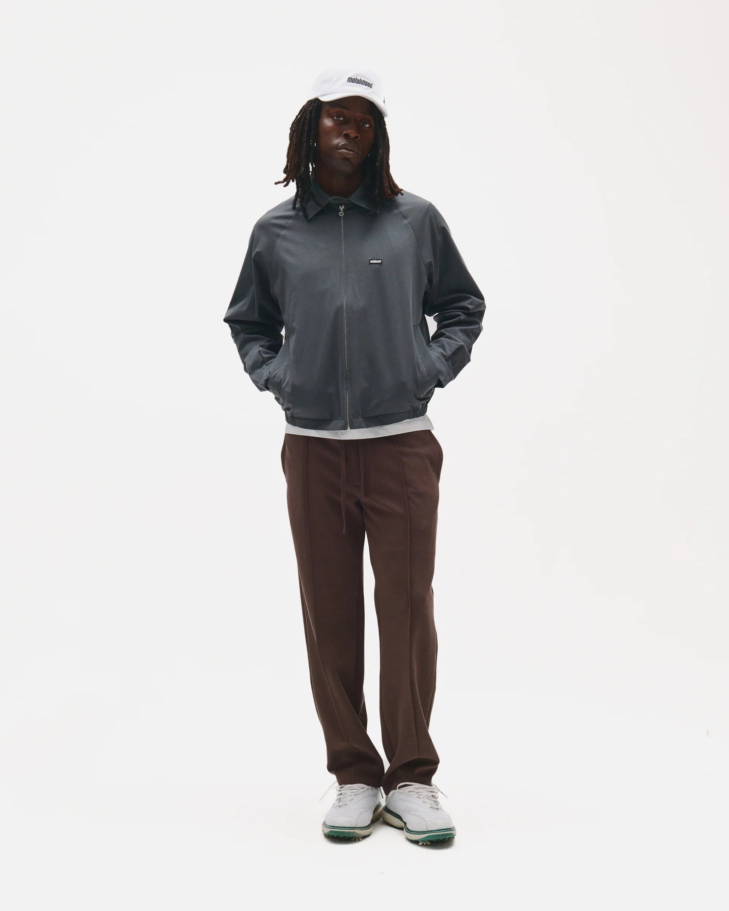 Metalwood Studio "Pleated Western Track Pant" Mens - Brown