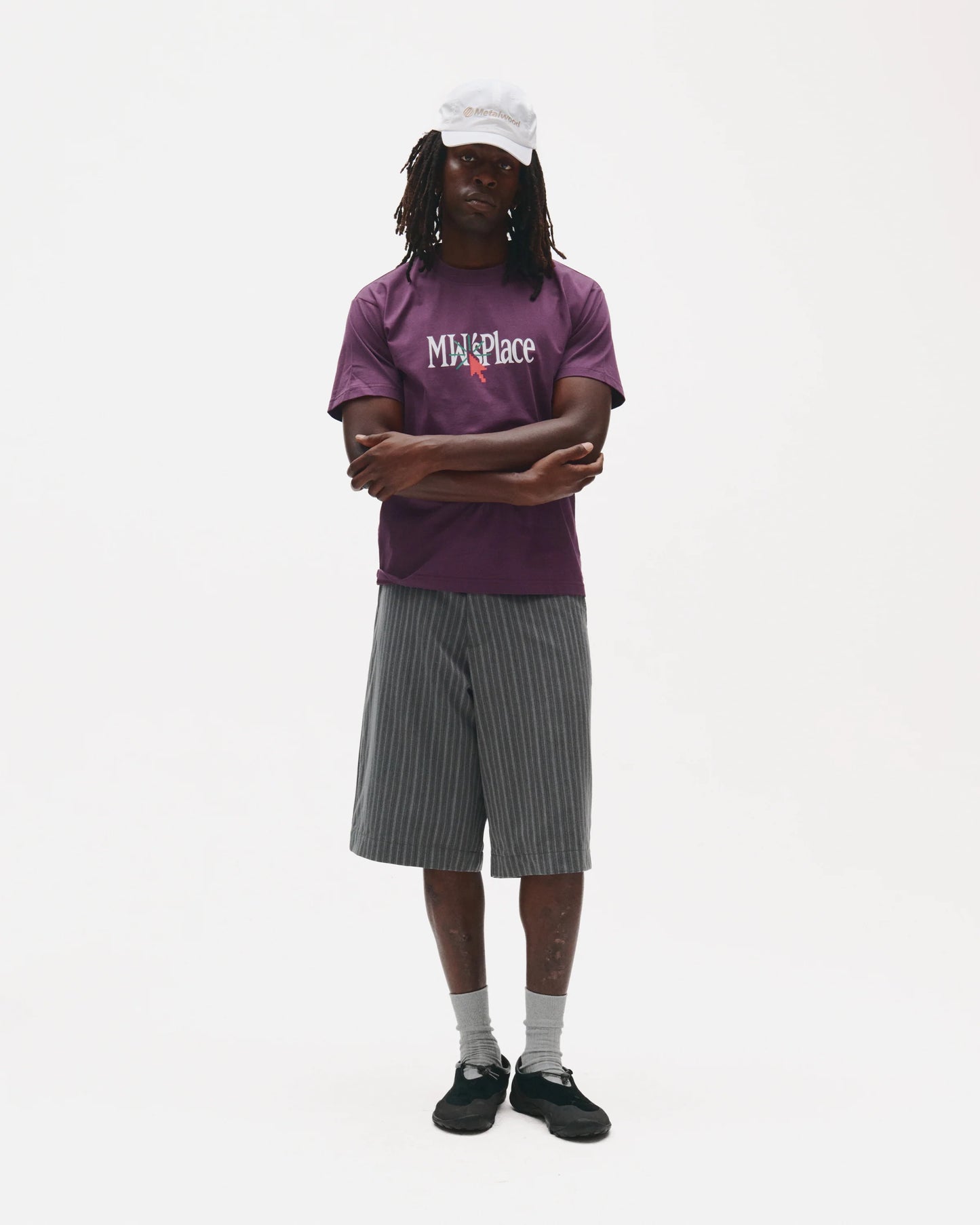 Metalwood "MW Place T-Shirt" Mens - Dark Purple