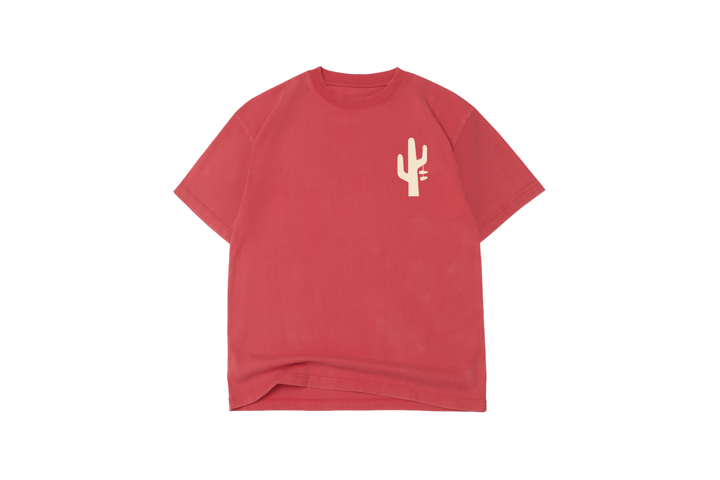 Manor "10 Years In Hangtime T-Shirt" Mens - Cherry / Sail