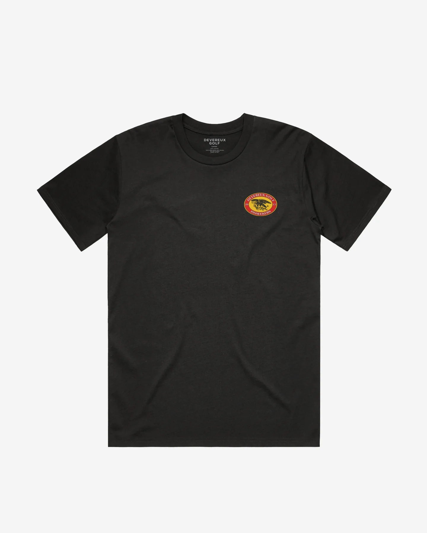 Devereux Golf "Pinseekers Tee" Mens - Faded Black