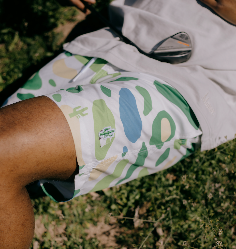 Manor "Saguaro Summer Nylon Short" Mens - White Course Camo