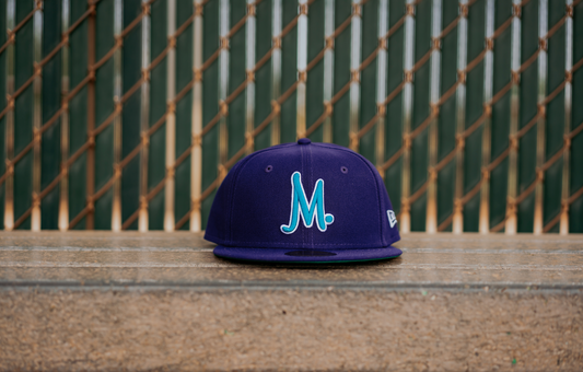 Manor x New Era "M" 59FIFTY Fitted - Purple / Teal