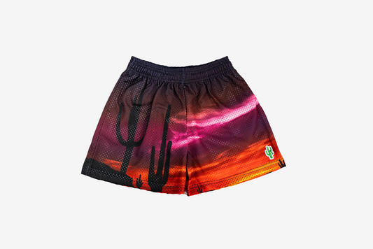 Manor "Sunset Mesh Short " Men - Valley Sunset / Orange