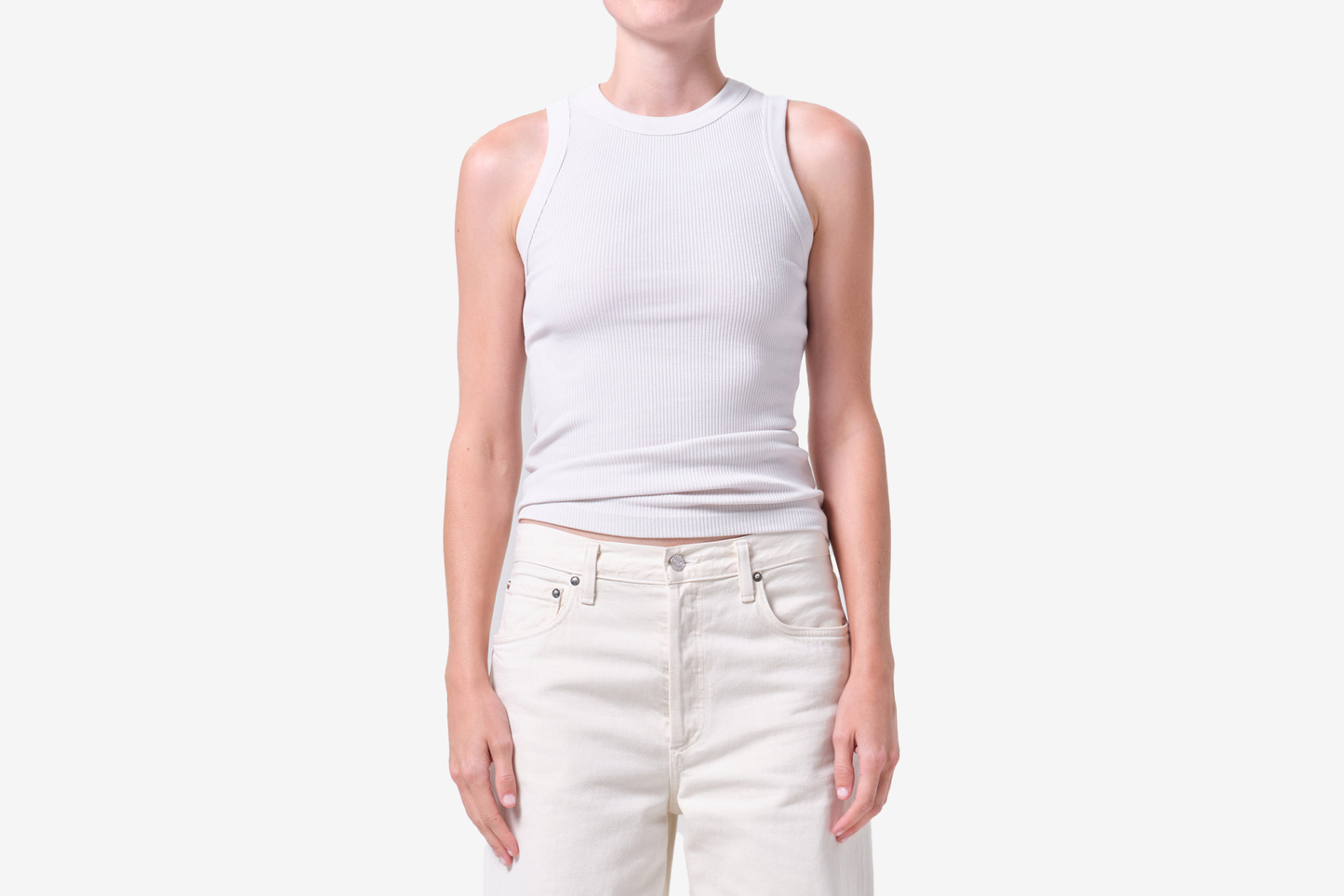 AGOLDE "Leigh Tank" Womens - White