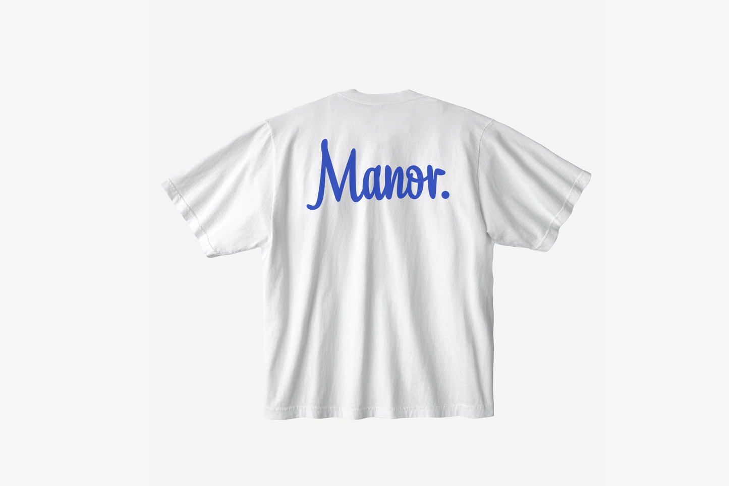 Manor "Trademark" T-Shirt Mens - White / Sunshine / Royal