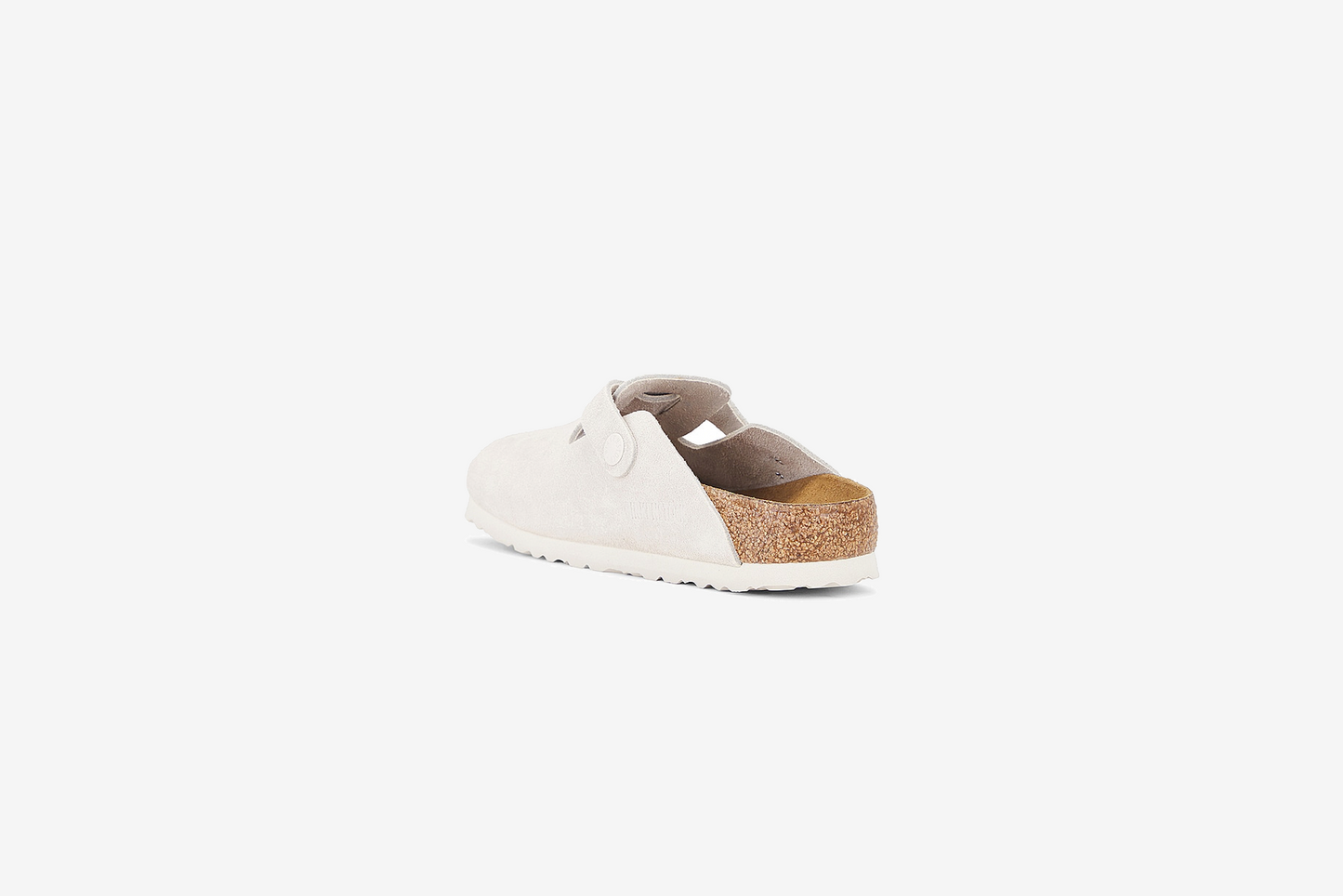 Birkenstock "Boston BS" M - Antique White (Regular Fit)