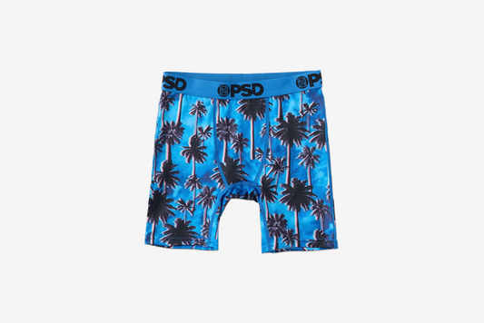 PSD Kids "Cali Palm" Youth Boxer - Blue