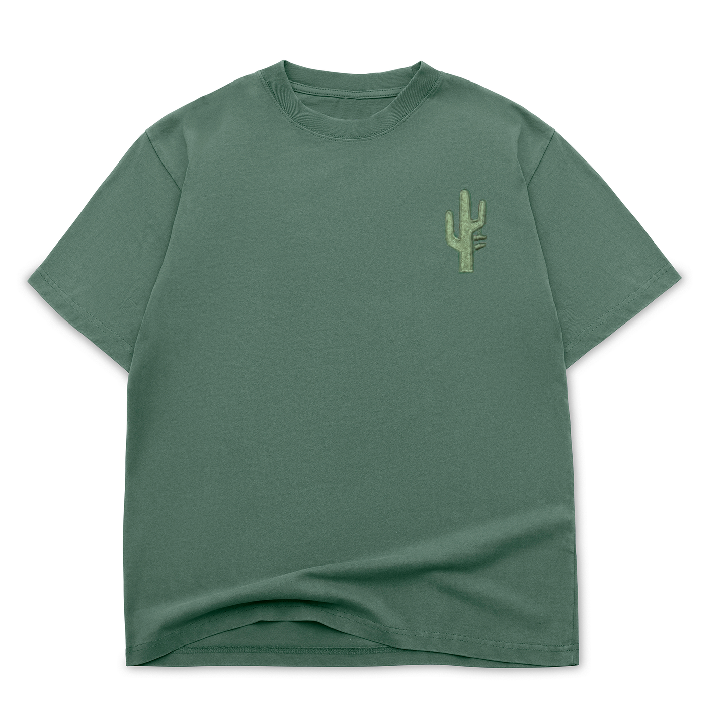Manor "Hangtime Embroidered T-Shirt" Mens - Vintage Green