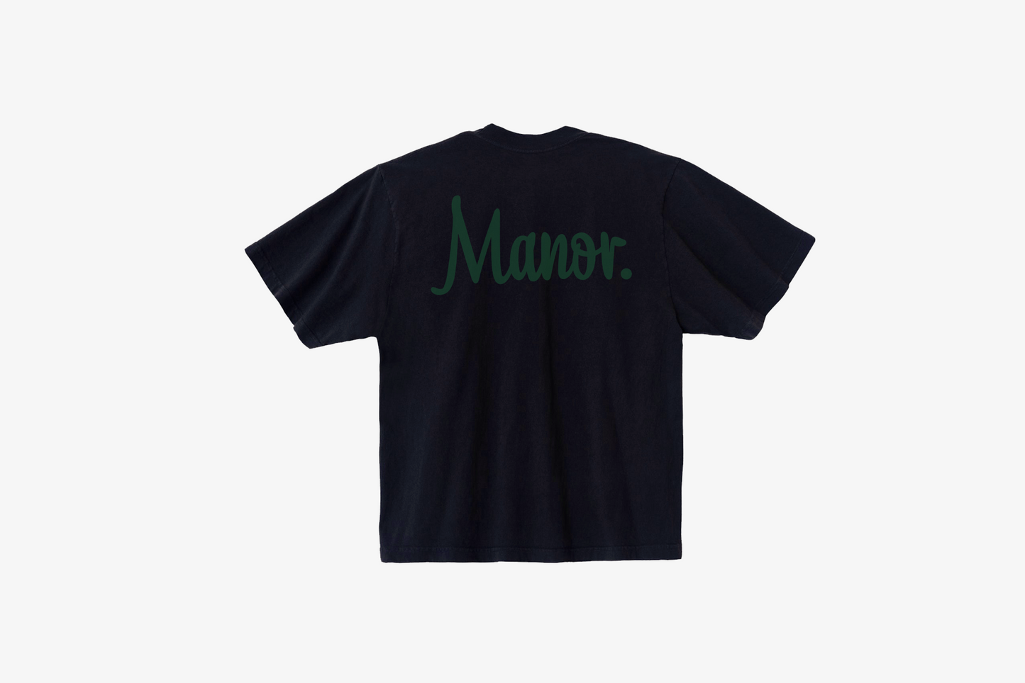 Manor "Trademark" T-Shirt Mens - Dark Navy / Lawn Green