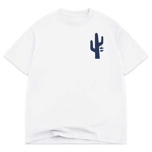 Manor "10 Years In Hangtime T-Shirt" Mens - White / Royal