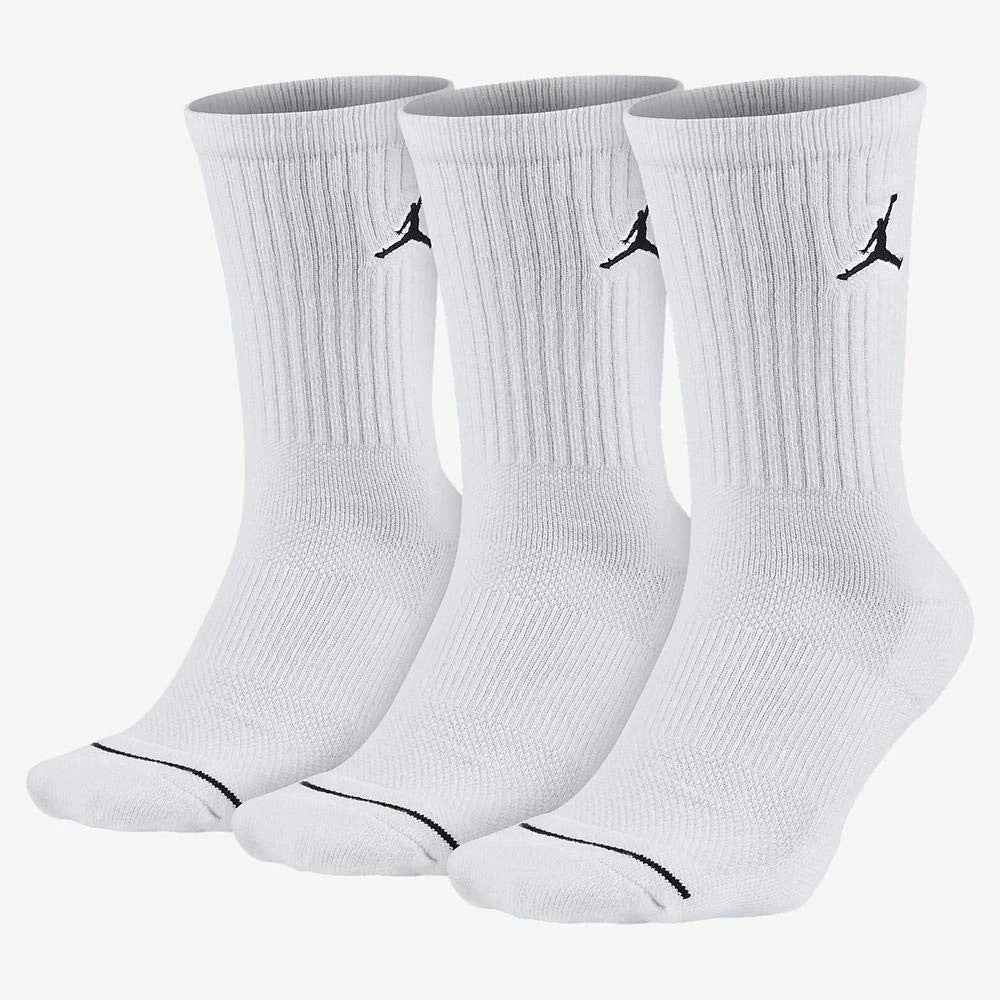 Jordan "Everyday Max Crew Socks" 3 Pack M - White / Black