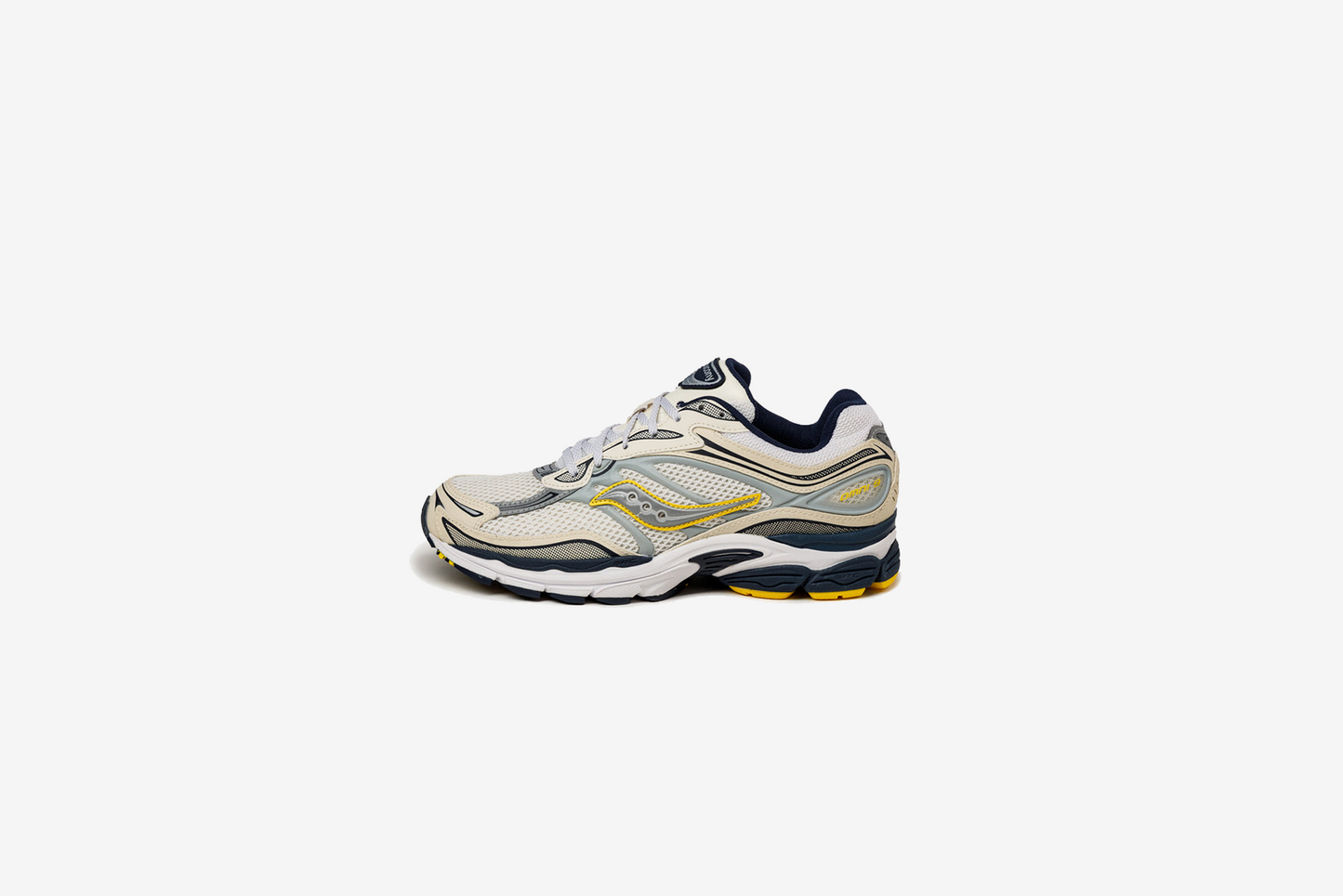 Saucony "Progrid Omni 9" M - White / Multi (Yellow / Silver / Blue)