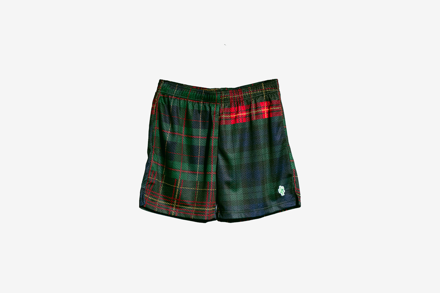 Manor "Mesh Gym Shorts" Mens - Plaid