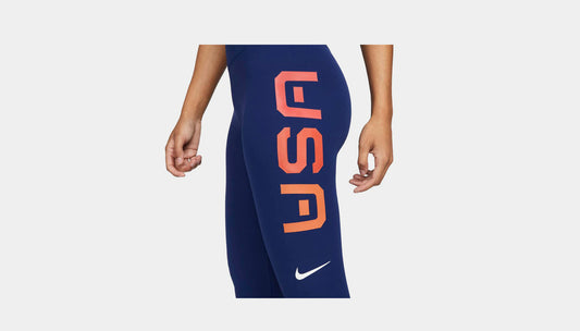 Nike "Yoga Luxe" High-Waisted 7/8 Legging USA W - Blue