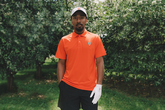 Manor "Icon Polo" M - Orange / Green
