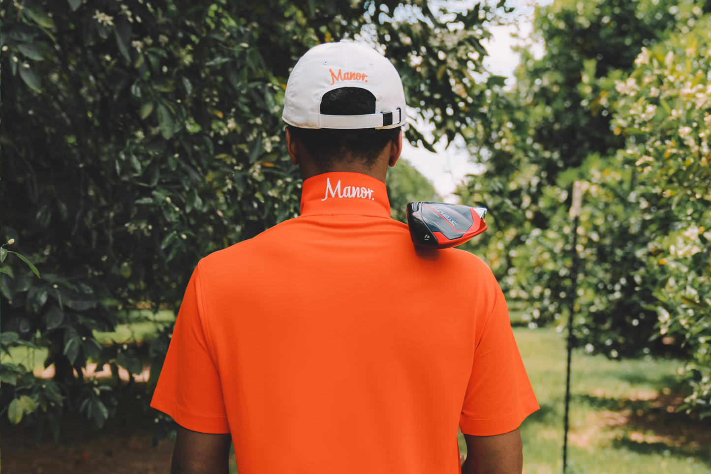 Manor "Icon Polo" M - Orange / Green
