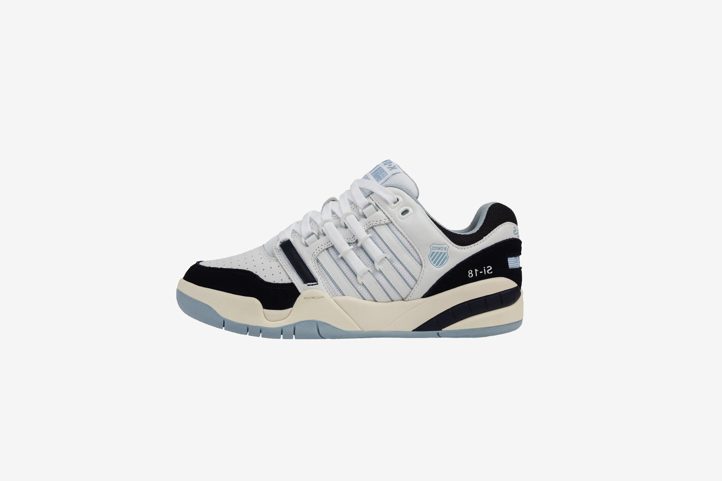 K-Swiss "SI-18" Mens - White / Navy / Light Blue