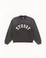 Stussy "Sun Faded Oversized Crew" Mens - Black