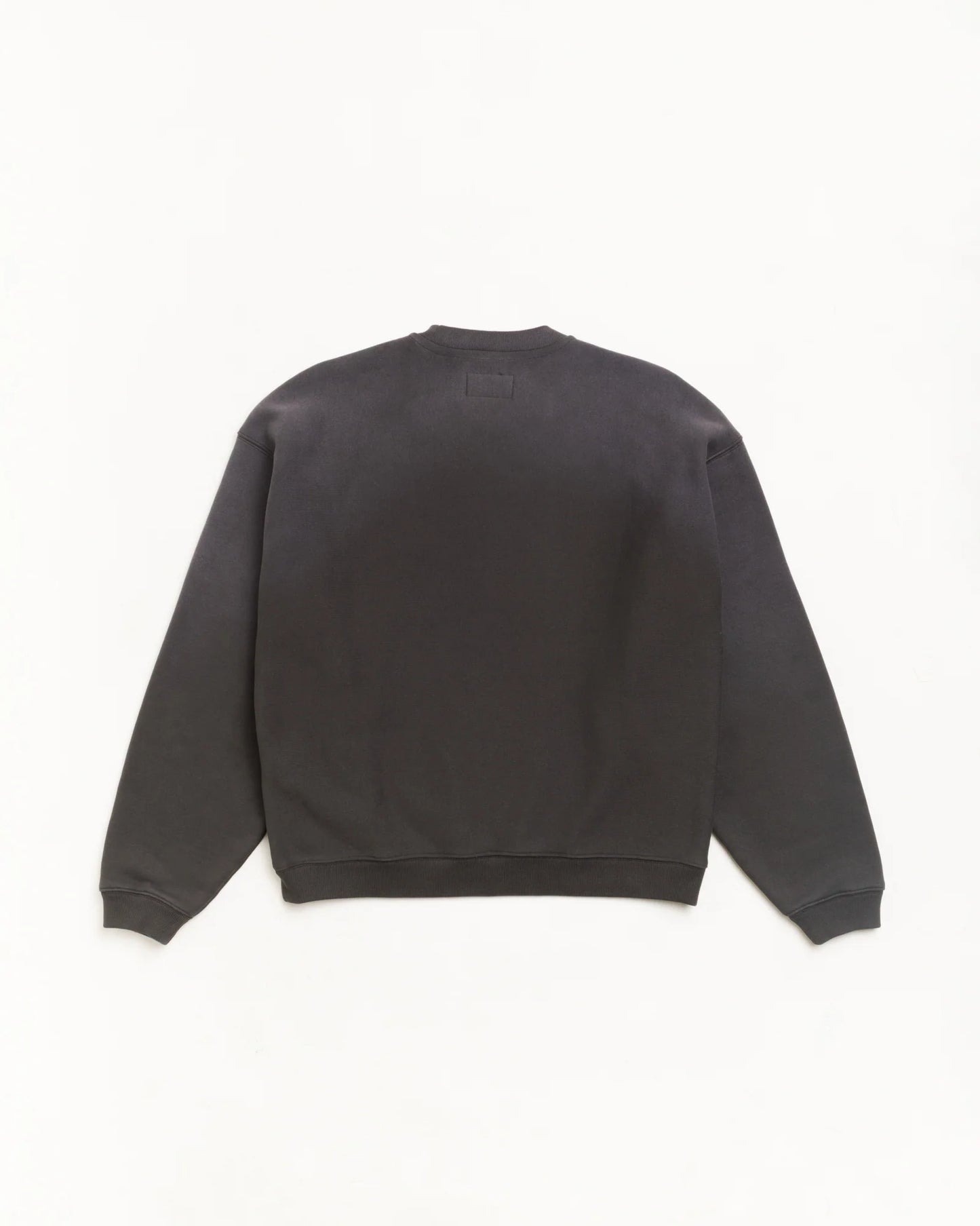Stussy "Sun Faded Oversized Crew" Mens - Black