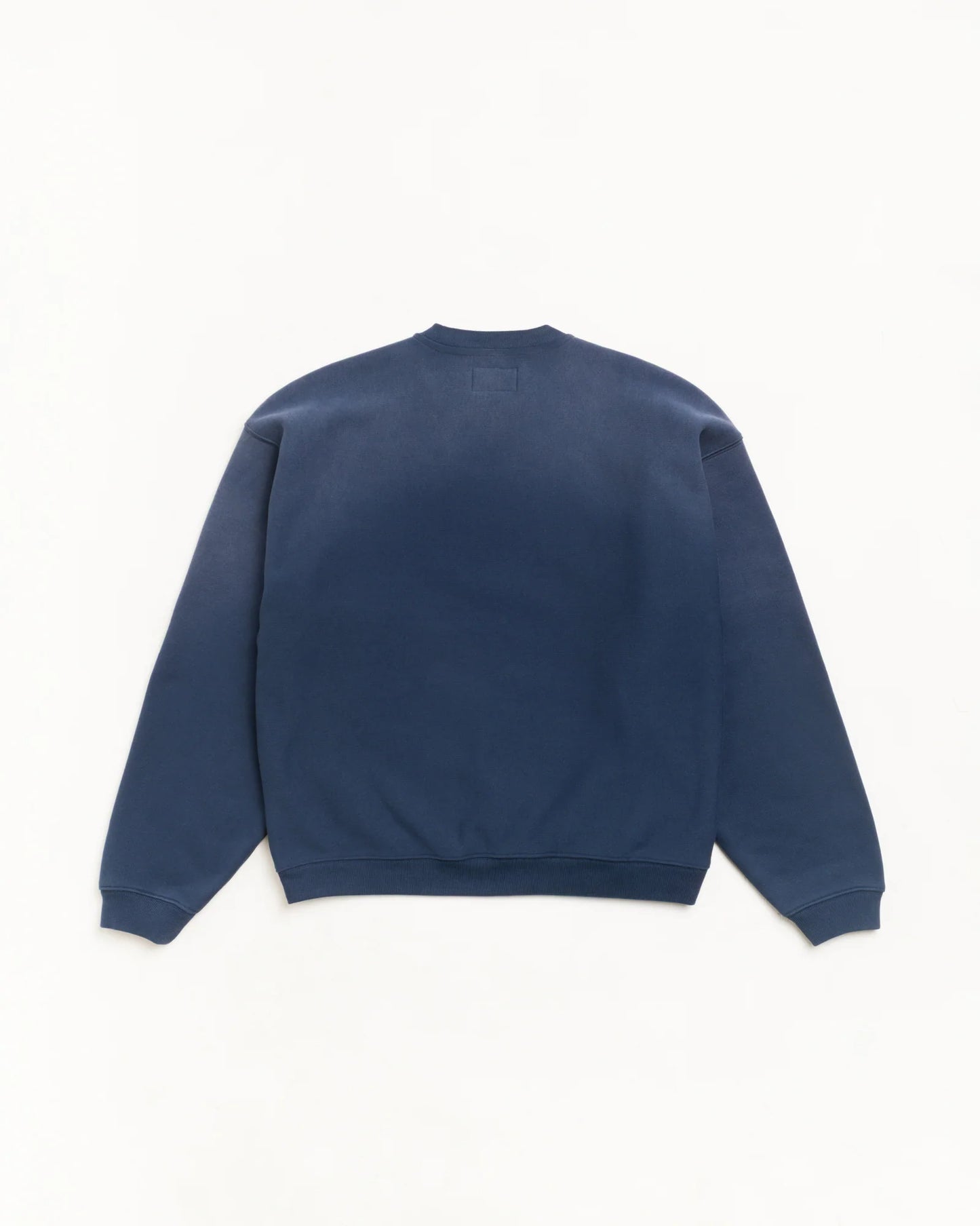 Stussy "Sun Faded Oversized Crew" Mens - Navy