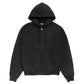 Stussy "Cursive Applique Zip Hood" Mens - Black