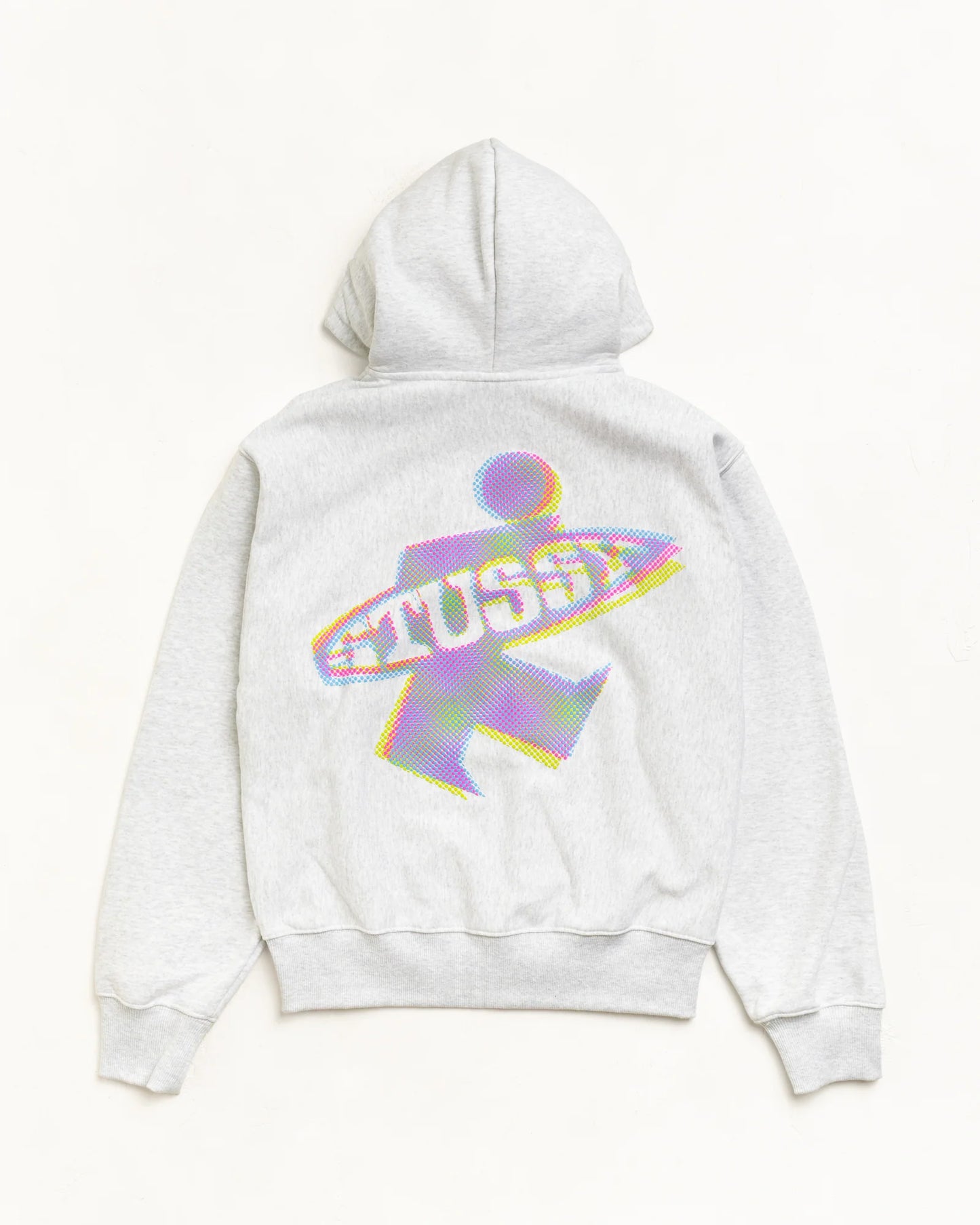 Stussy "Dot Surf Zip Hood" Mens - Ash Heather
