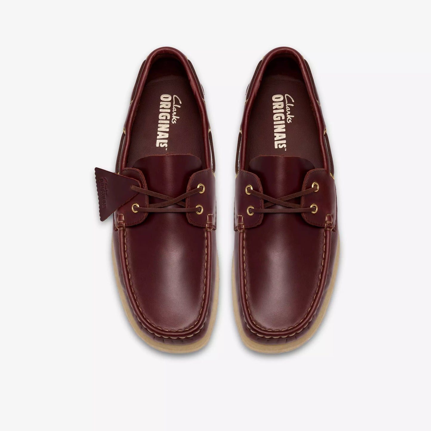 Clarks "Godney Boat" Womens - British Tan Leather
