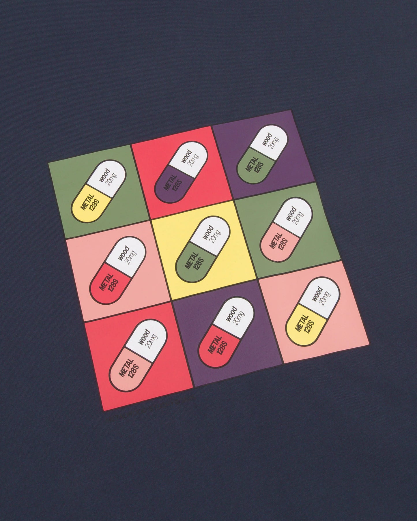 Metalwood "Prescription T-Shirt"  Mens - Navy