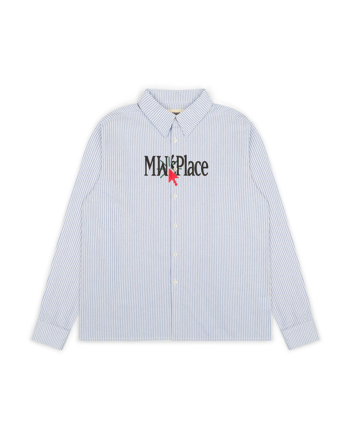 Metalwood "MW Place Button Up Shirt" Mens -  Blue / White