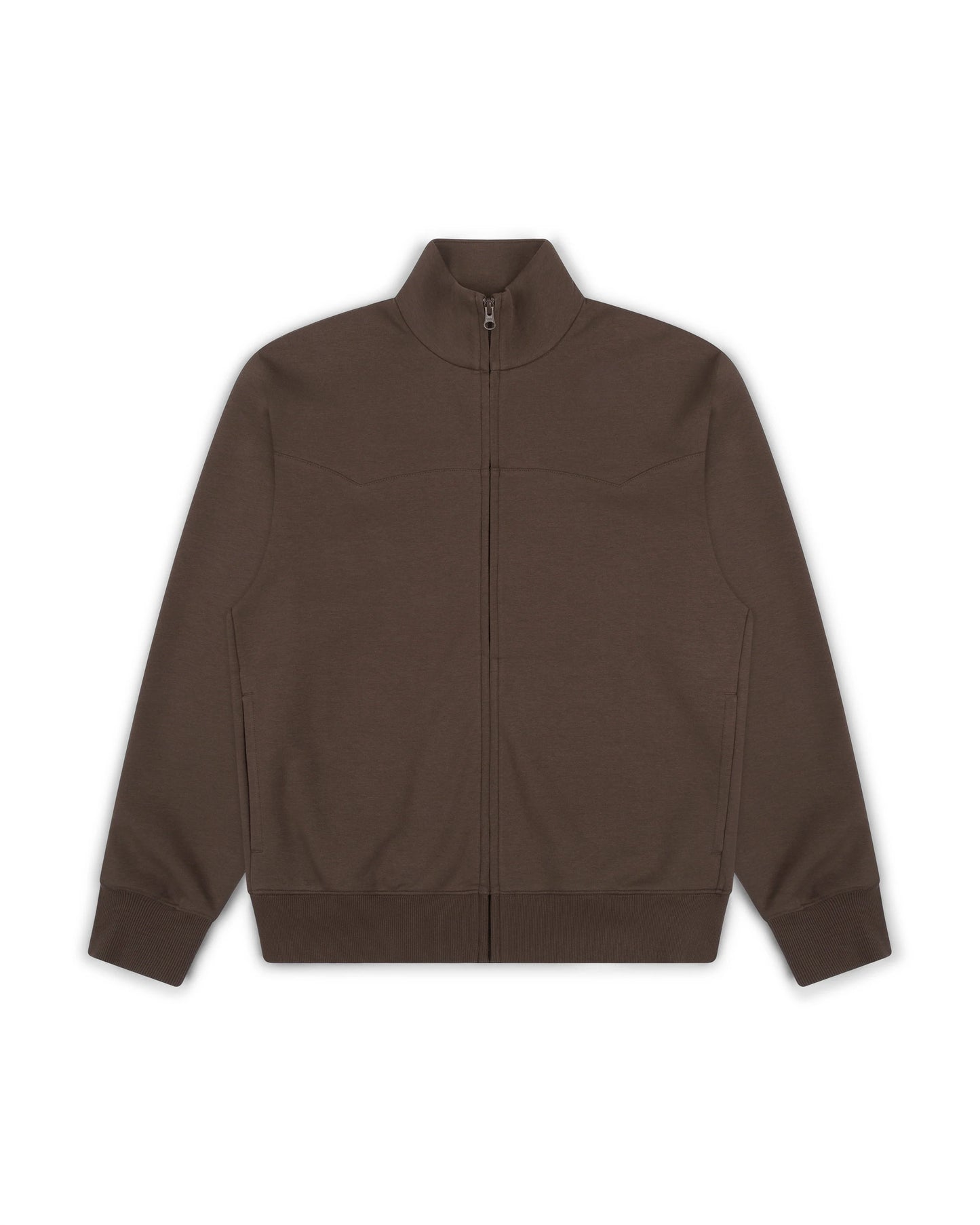 Metalwood Studio "Western Yolk Track Jacket" Mens - Brown