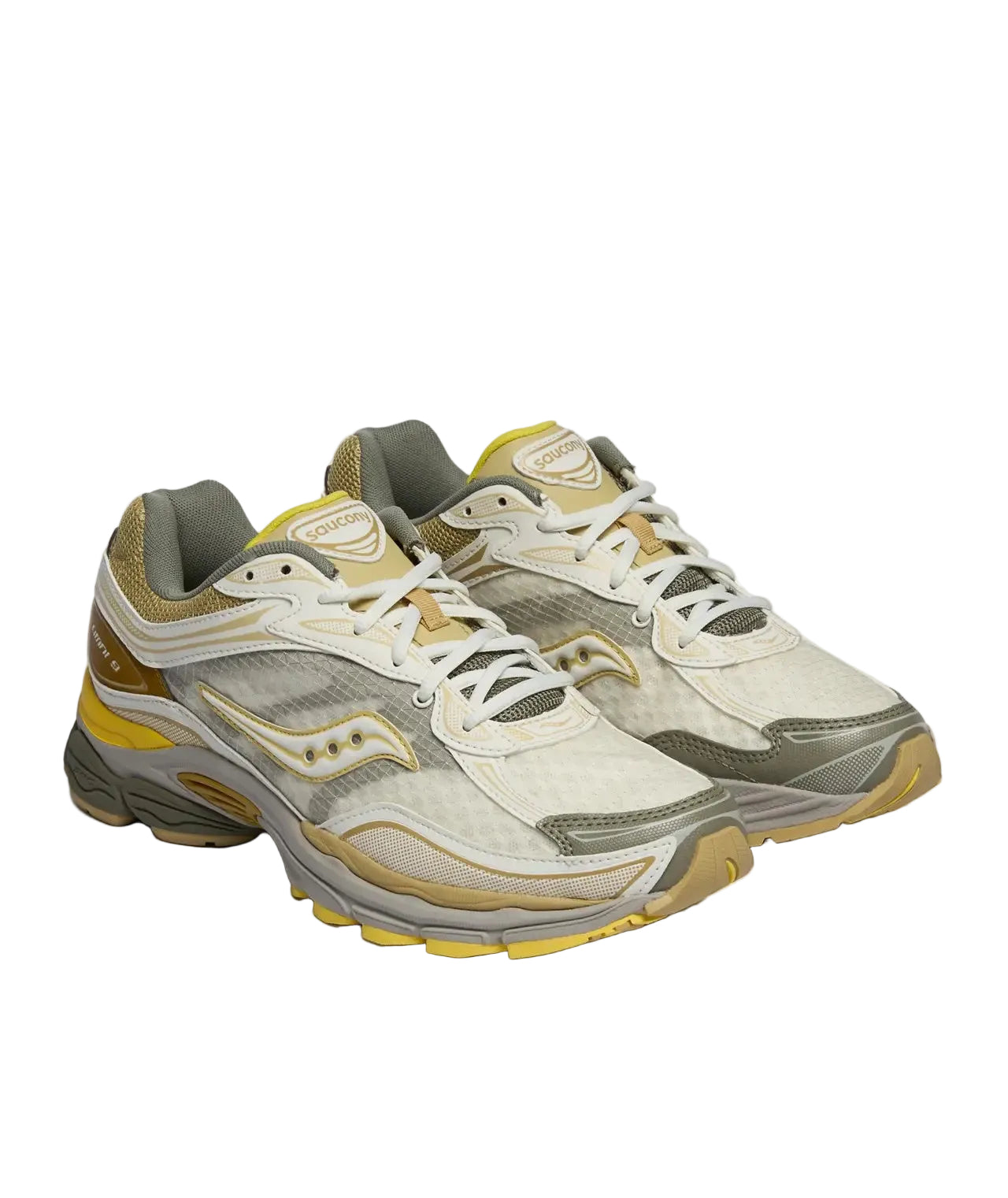 Saucony "Progrid Omni 9" Mens - Ivory / Moss