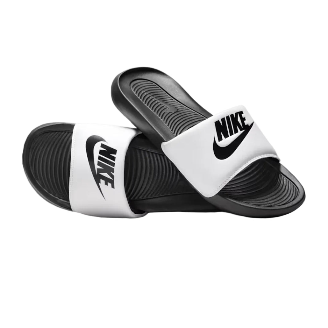 Nike "Victori One Slide" Mens - Black / Black / White