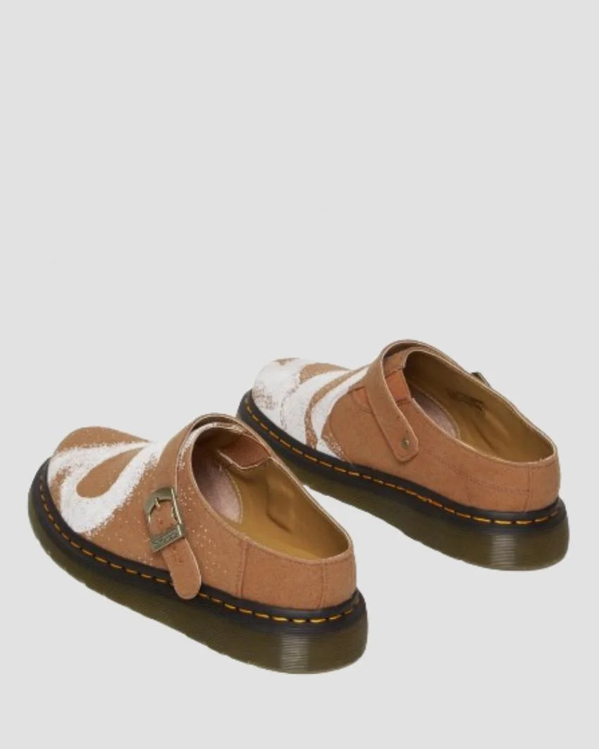 Dr. Martens "Isham (Archive Floral Hemp Canvas)" M - Savannah Tan
