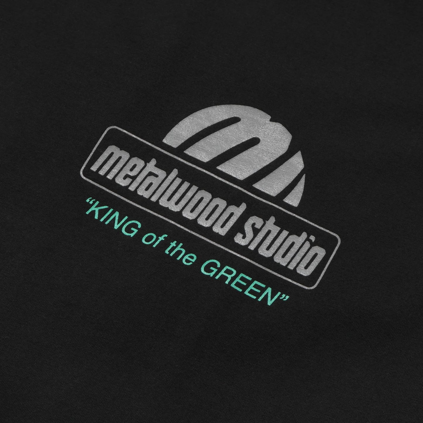Metalwood Studio "King Of The Greens T-Shirt" Mens - Black