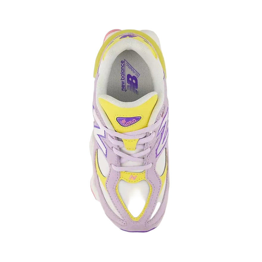 New Balance "9060 Lace" Preschool - Purple / Yellow