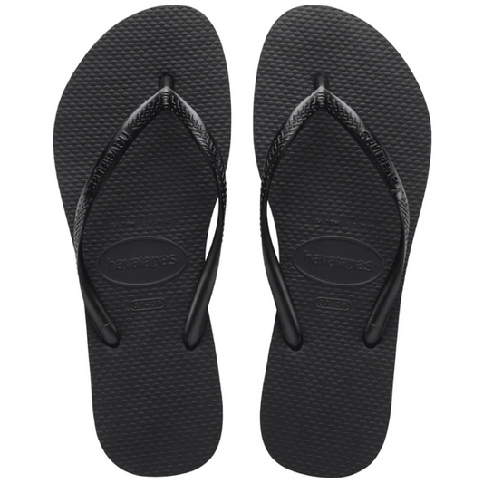 Havaianas "Slim Flip Flops" Womens - Black