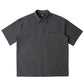 Parra "Hardly Hiked Ripstop Short Sleeve Shirt" Mens - Grey