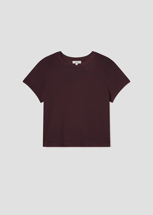 AGOLDE "Adine Shrunken Tee" Womens - Root