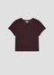 AGOLDE "Adine Shrunken Tee" Womens - Root